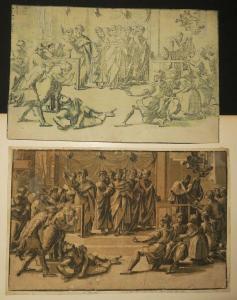da CARPI Ugo 1450-1523,Mort d'Ananie,1518,Eric Caudron FR 2022-11-04