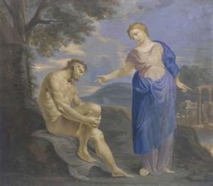 da COSTA Catherine,A woman addressing a seated nude in a classical la,1722,Christie's 2004-01-22