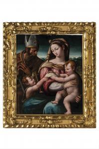 DA IMOLA Innocenzo 1484-1550,Madonna con il Bambino, San Giuseppe e San Giova,Wannenes Art Auctions 2021-06-14