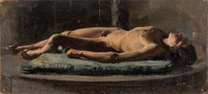 da MOLIN Oreste 1856-1921,Nudo per l'Abele morente,1877,Finarte IT 2023-03-02