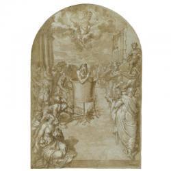DA PINO Marco 1520-1590,THE MARTYRDOM OF ST JOHN THE EVANGELIST,Sotheby's GB 2008-01-23