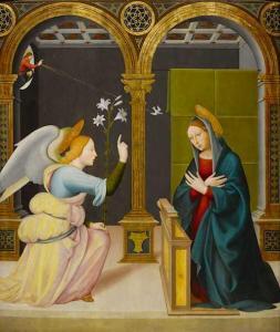 da PISTOIA Frà Paolino 1490-1547,The Annunciation.,Galerie Koller CH 2019-09-27