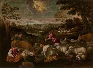 DA PONTE Jacopo 1510-1592,L'annonce aux Bergers,1580,Daguerre FR 2025-04-25