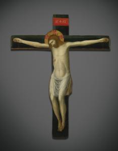 DA RIMINI Giovanni 1292-1309,PAINTED CRUCIFIX,Sotheby's GB 2015-01-29