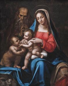 da SESTO Cesare 1477-1523,The Holy Family with the Infant Saint John the Bap,Christie's 2011-10-26