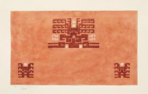 da SILVA BRUHNS Ivan,Projet de tapis,1936,Artcurial | Briest - Poulain - F. Tajan 2019-03-13