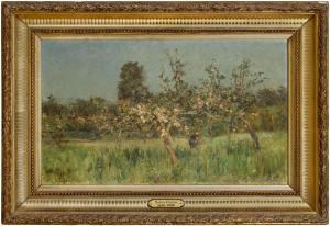 da SILVA PORTO Antonio Carvalho 1850-1893,A Blossoming Orchard,Sotheby's GB 2023-01-18