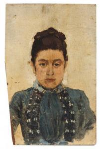da SILVA PORTO Antonio Carvalho 1850-1893,A minha tia Adelaide,Veritas Leiloes PT 2022-06-02