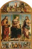 Da tolentino Francesco,Madonna con Bambino tra i santi Giacomo M,1525,Bertolami Fine Arts 2017-12-04