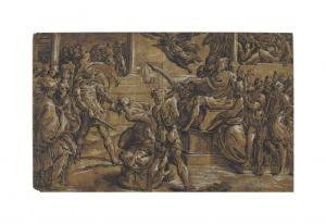 DA TRENTO Antonio Fantuzzi 1508-1560,The Martyrdom of Saint John and Paul,Christie's GB 2016-12-07