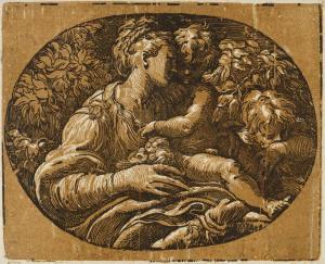 DA TRENTO Antonio Fantuzzi 1508-1560,The Virgin and Child and Saint John the Baptist,Galerie Koller 2023-03-31