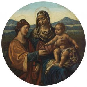 DA VINCI Leonardo 1452-1519,Madonna and Child with Saint Catherine,William Doyle US 2014-05-21