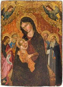 da VOLTRI Niccolo,Madonna and Child with Saints Peter, Paul, John th,Galerie Koller 2019-09-27