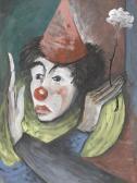 DAAMEN Theo 1939,Clown à la fleur,1958,Dobiaschofsky CH 2012-05-12