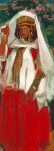 DABAT Alfred 1869-1935,Femme Ouled Naïl,Gros-Delettrez FR 2021-06-28