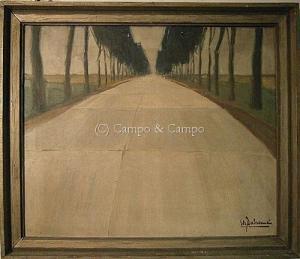 DABREME Edgar 1898-1961,La route bétonnée,Campo & Campo BE 2016-03-15