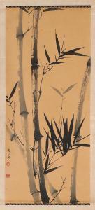 DABU Liu 1913-1983,Chinese haning scroll with bamboo,Bruun Rasmussen DK 2023-01-23