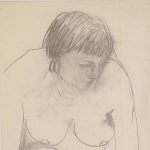 DACHINGER Hugo 1908-1996,nude study,Burstow and Hewett GB 2021-05-27