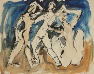 DACHINGER Hugo 1908-1996,Three female nudes,1940,Rosebery's GB 2023-06-06