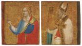 DADDI Bernardo 1310-1348,Saint John the Evangelist: A predella panel from t,Christie's GB 2024-01-31
