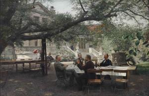DAELEN Eduard,Mittag im Malkastenpark: leisure time in the Malka,1898,Christie's 2016-05-24