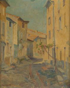 DAENS Antoine 1871-1946,Venelle ensoleillée,Horta BE 2012-10-15