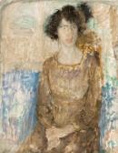 DAEYE Hippolyte 1873-1952,Portrait of Betty Morris,1918,De Vuyst BE 2023-10-21