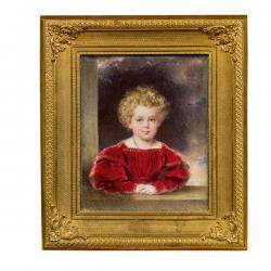 DAFFINGER Moritz Michael 1790-1849,Kinderbildnis Kaiser Franz Joseph I.,1833,im Kinsky Auktionshaus 2012-04-17