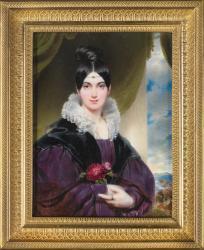 DAFFINGER Moritz Michael 1790-1849,Portrait of Marie Daffinger,Palais Dorotheum AT 2014-10-23