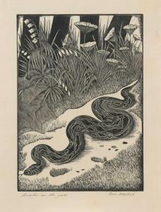 DAGLISH ERIC Fitch 1894,Snake on the Path, Jungle Scene, The Viper, Crocod,Cheffins GB 2022-06-09