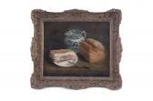 DAGNALL T W,Still life with bacon and bread,1835,Adams IE 2019-04-17