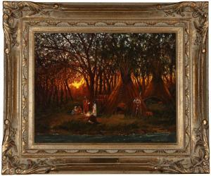 DAGOSTA Andrew S. 1923-2009,Sunset on the Loupe,1999,John Moran Auctioneers US 2010-03-16