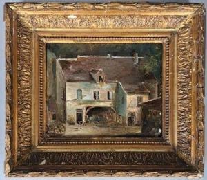 DAGUERRE Louis Jacques Mande 1787-1851,Paysage au moulin,Osenat FR 2023-11-26