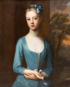 DAHL Michael I 1656-1743,PORTRAIT OF MISS MARY BACON,Amelia Jeffers US 2024-03-07