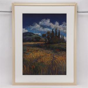 Dahl Sandi,vibrant North Dakota landscape,20th,Ripley Auctions US 2017-08-19