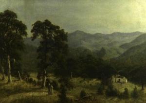 DAHLGREN Carl Christian 1841-1920,Untitled (Summer Farm Landscape with Figure,Clars Auction Gallery 2020-08-09