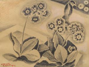 DAHM Helen 1878-1968,Still-life with flowers and bird,1912,Galerie Koller CH 2017-12-08