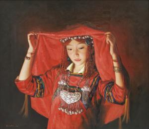 DAI Xue 1966,THE RED VEIL,2005,Sotheby's GB 2013-10-06