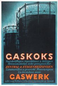 DALANG Max 1892-1965,Gaskoks Gaswerk,1924,Germann CH 2015-12-05