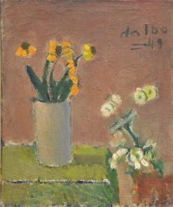 DALBO viktor 1883-1957,Expressives Blumenstillleben,1949,Reiner Dannenberg DE 2011-12-03