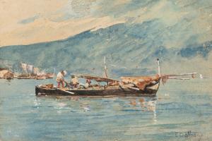 DALBONO Edoardo 1841-1915,Pescatori nel golfo,Finarte IT 2024-03-27