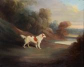 DALBY OF YORK David 1794-1850,A spaniel in a landscape,1831,Mallams GB 2016-07-14