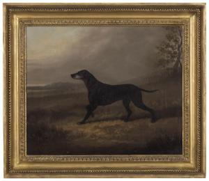DALBY OF YORK David 1794-1850,Tippoo, a pointer in a landscape,1826,Christie's GB 2019-01-16