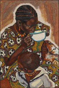 DALE David 1947-2019,Nigerian Mother and Child,1986,Sotheby's GB 2024-03-21
