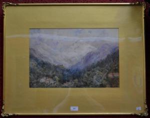 DALE H Mary 1800-1900,Alpine Landscape,Bamfords Auctioneers and Valuers GB 2017-07-05