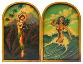 DALE MOFFETT Russell 1899-1984,Pin Ups in Polynesia,Clars Auction Gallery US 2011-06-12