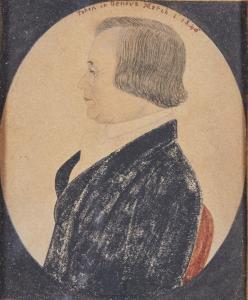 DALEE Justus 1793-1878,MINIATURE PORTRAIT OF A MAN,1845,Sotheby's GB 2017-01-21