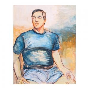 DALENA Danilo 1943,Portrait of Eduardo Reyes,1986,Leon Gallery PH 2023-12-02