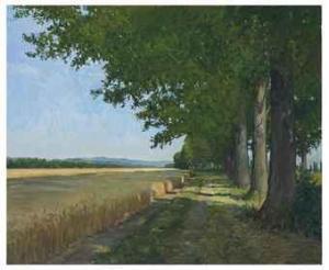 DALESSIO Marc 1972,Wheat Field Below Montefalco,2010,Christie's GB 2011-03-03