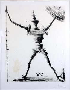 DALI Salvador 1904-1989,Don Quichotte,Galerie Moderne BE 2009-05-19